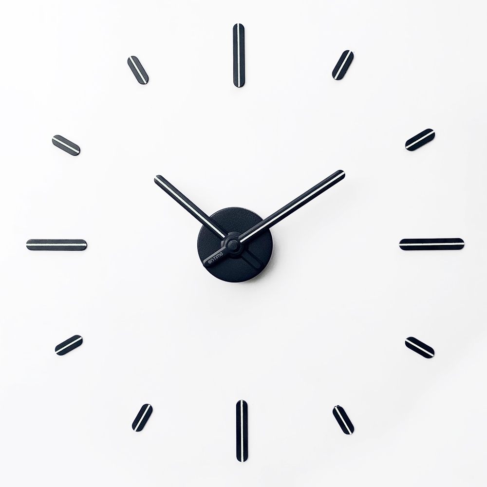 นาฬิกา OnTime V2M Night Glow (เรืองแสง) 56 cm. Wall Clock นาฬิกาแขวนผนังไม่เจาะผนัง เข็มนาฬิกาเล็ก