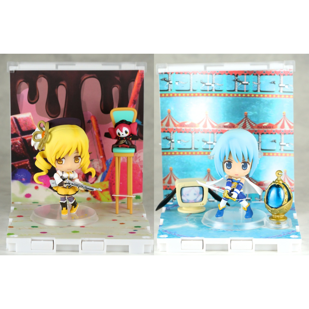 [ฟิกเกอร์แท้] Ichiban Kuji Mahou Shoujo Madoka★Magica - Miki Sayaka / Tomoe Mami - Chibi Kyun-Chara 