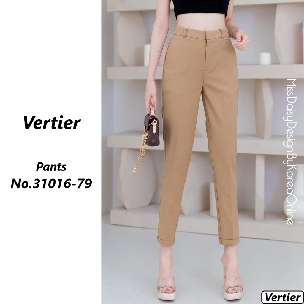 Vertier กางเกงขายาว 9 ส่วน No.31016 เนื้อผ้าชนิดใหม่ New Fabric !!! (Cotton 73％＋Nylon 16％ + Tencel 8% + Spandex 3%) - รูปที่ 6