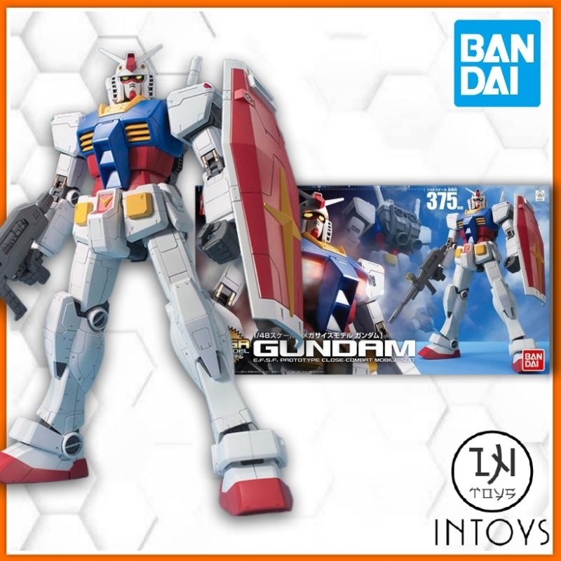BANDAI - (MEGA SIZE 1/48) RX-78-2 GUNDAM ( Gunpla ​/ Gundam​ Plastic​ Kits )