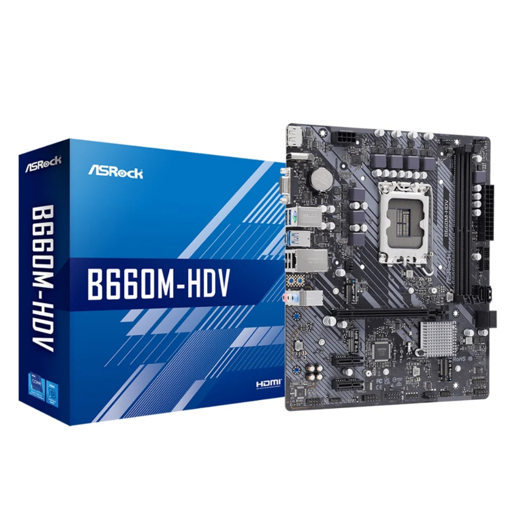 MAINBOARD (เมนบอร์ด) ASROCK B660M-HDV (DDR4) (SOCKET LGA 1700)