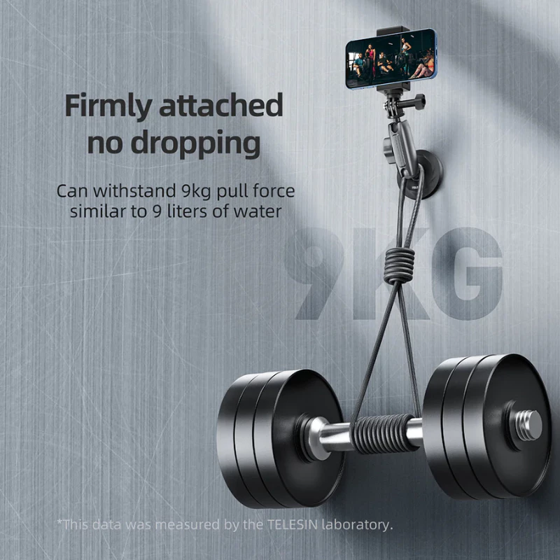 Telesin Gopro , DJI Osmo360 / Action 6 / 5Pro / 4 / 3 , Insta360 Magnetic Aluminum Alloy 360 rotary Mount thumbnail 3
