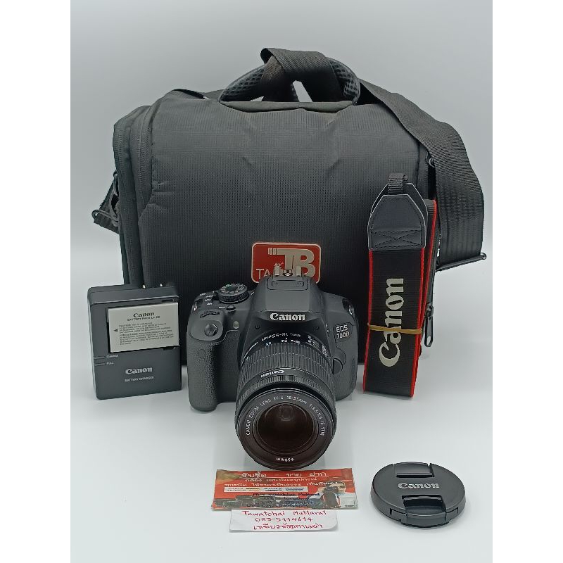 กล้อง Canon 700D+18-55 F3.5-5.6 IS STM ถูก กล้องมือสอง เลนส์มือสอง