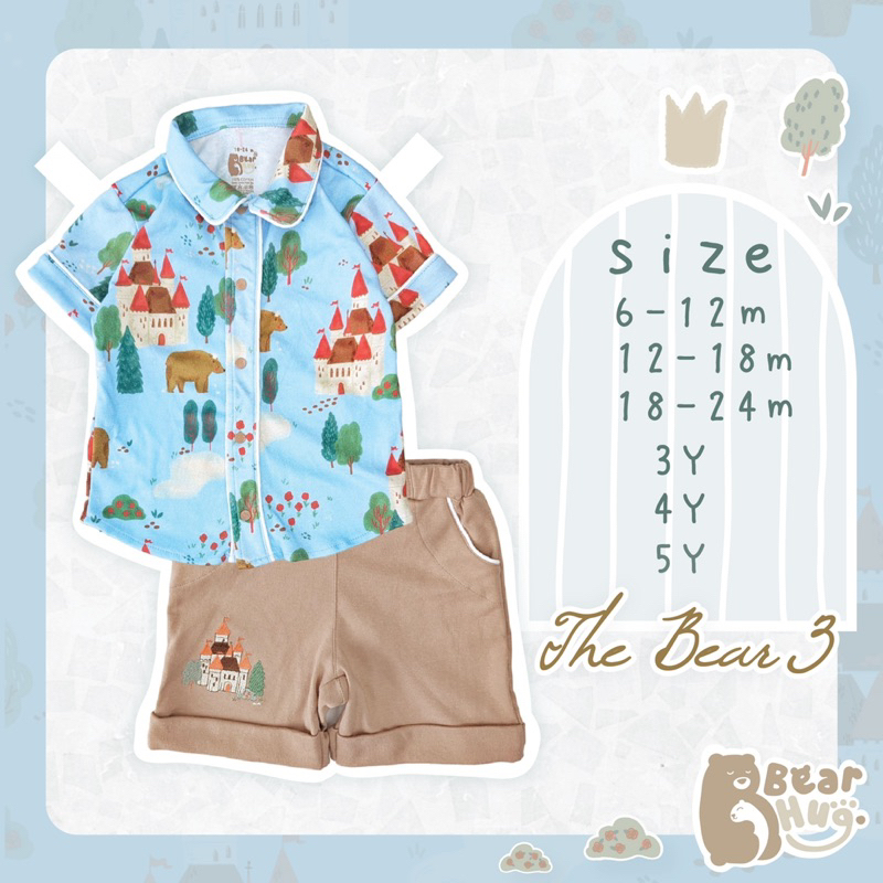 [The Bear 3] ชุดเด็ก Bear hug, Collection Beauty and the Bear