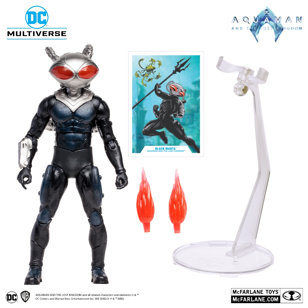 McFarlane Toys 7" :  AQUAMAN 2 MOVIE - BLACK MANTA