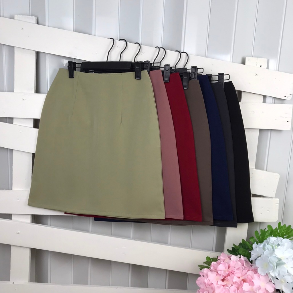 artskirts กระโปรงทำงานทรงเอ ผ้านาโน รหัส 040/041/042/043/044/045/046
