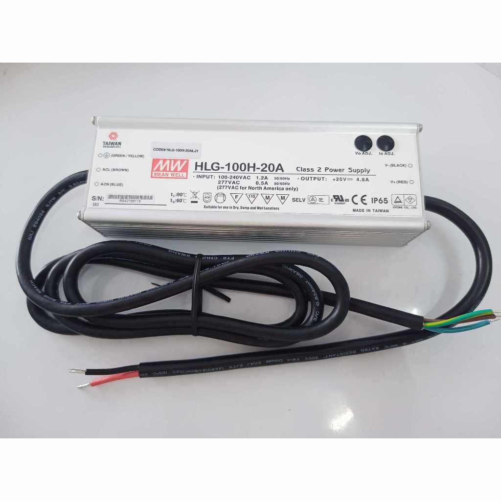 Power supply MEAN WELL 20V 4.8A  HLG-100H-20A