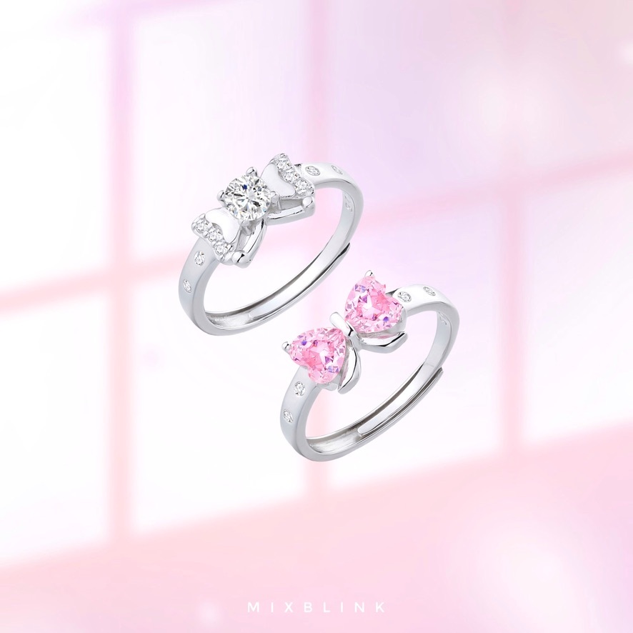 แหวน เงินแท้ 92.5% ส่งฟรี EMS ♡ รุ่น Luly ♡ - ( #J28 )