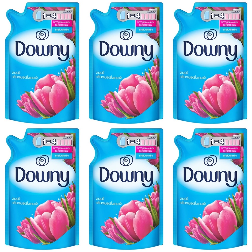 [ส่งฟรี]ดาวนี่ 6 ถุง 470-500 ml.