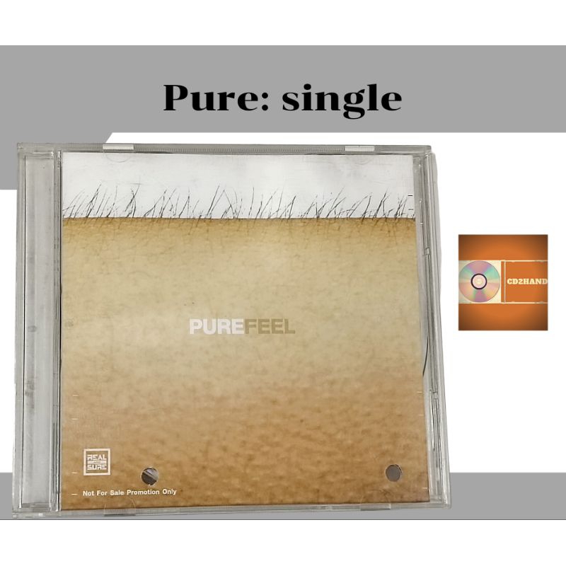 ซีดีเพลง cd single,แผ่นตัด วง Pure อัลบั้ม Feel ค่าย Rs promotion