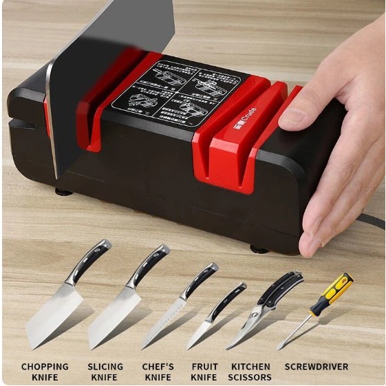 เครื่องลับมีดไฟฟ้า Electric Knife Sharpener 50W เครื่องลับมีดตัดอัตโนมัติ