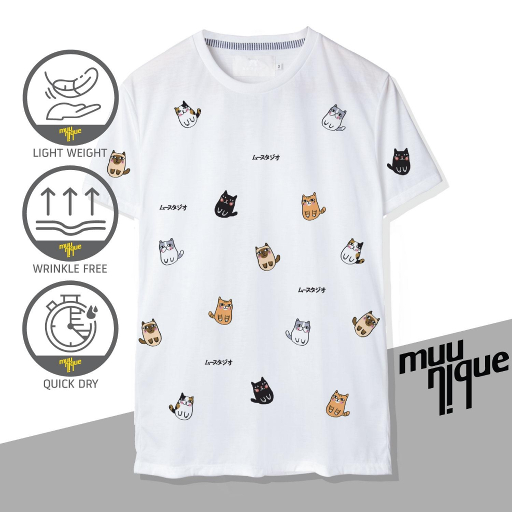 MUUNIQUE Graphic P. T-shirt เสื้อยืด รุ่น GPT-311