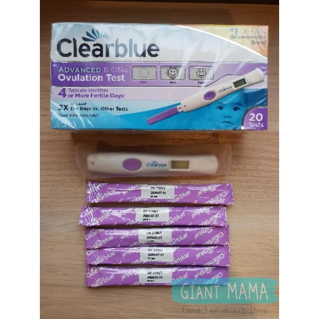 Clearblue รุ่นสีม่วง พร้อมส่ง!! 10แถม1 นำเข้าจาก 🇺🇸