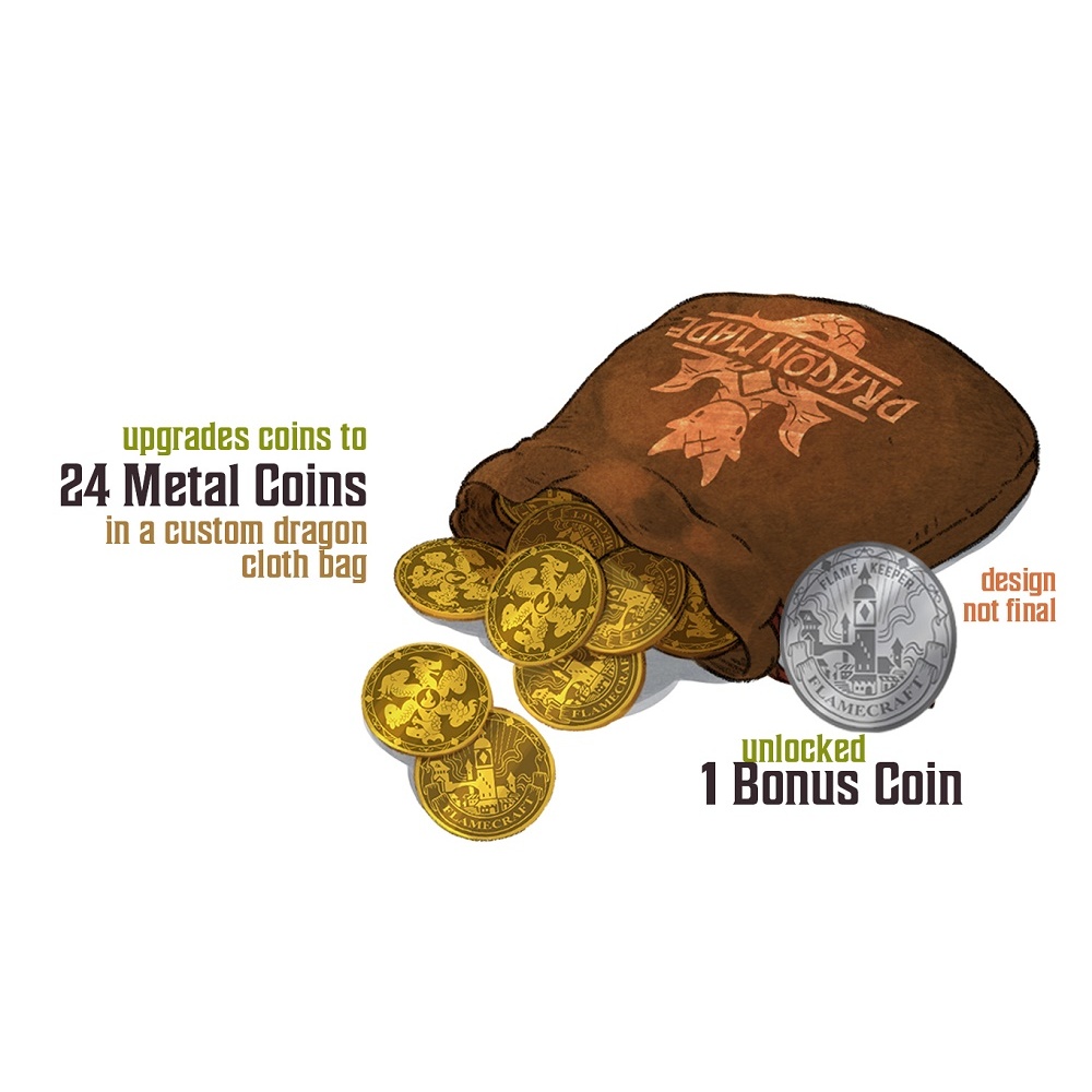 Flamecraft Deluxe Metal Coins Set - เหรียญ มังกร เฟลมคราฟต์