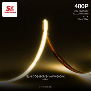 SL LIGHTING | Strip Light (COB) ไฟเส้นแอลอีดี สวย สว่าง สมูท ยาว 5 เมตร 24 โวลต์