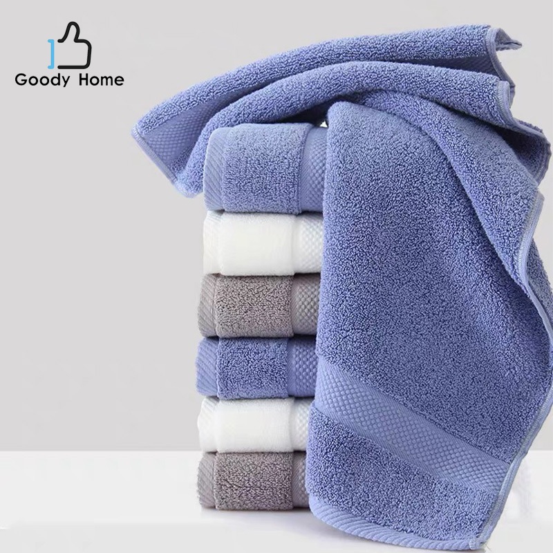 Goody Home ผ้าขนหนู ทำความสะอาด ร่างกาย ผม หรือวัตถุประสงค์อื่น ได้ เนื้อผ้านุ่มสบาย ซับน้ำได้ดี
