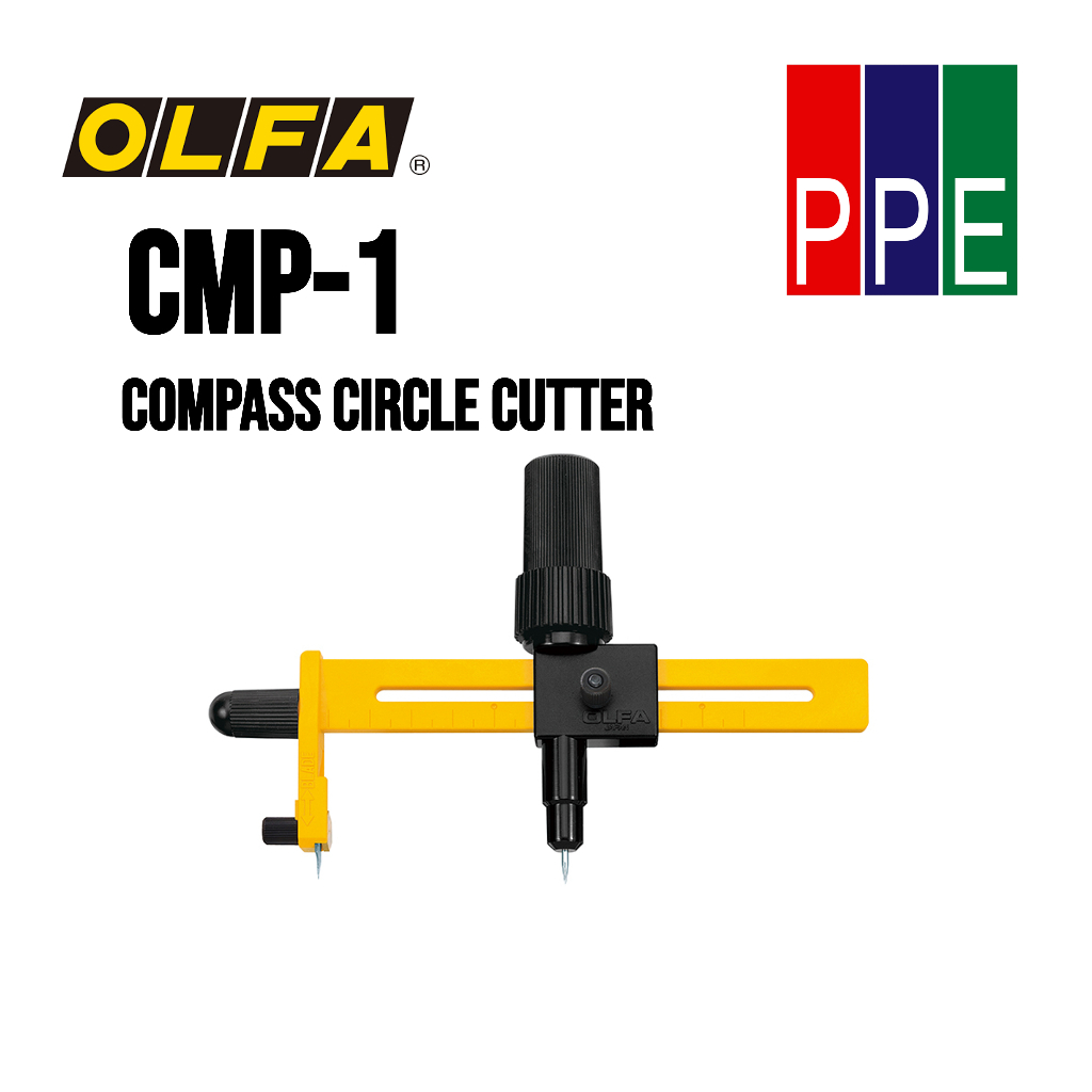 CMP-1 [OLFA] มีดคัตเตอร์วงเวียน คัตเตอร์วงกลม Compass Circle Cutter