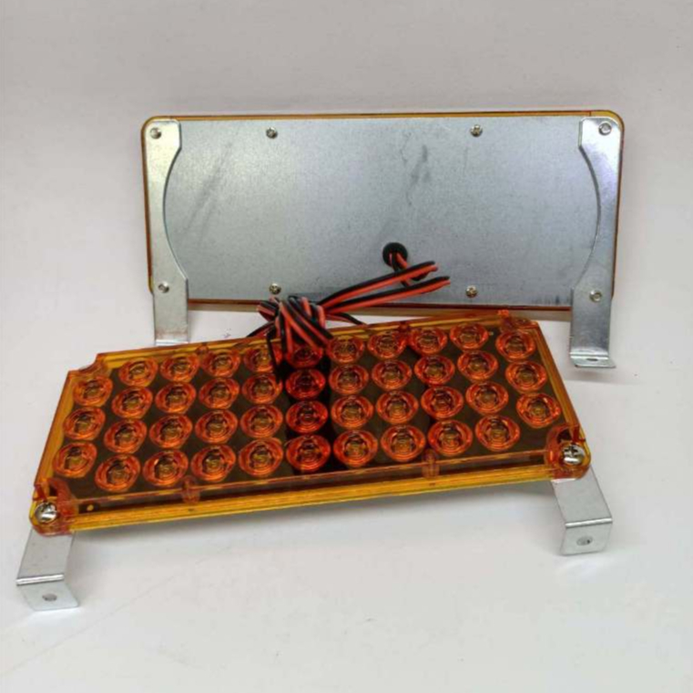 พร้อมส่งจากไทย ไฟฉุกเฉิน12V 18H 42LED สีเหลือง 2PCS
