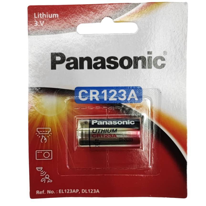 ถ่าน Panasonic CR123A Lithium 3V ของแท้ จำนวน 1 ก้อน