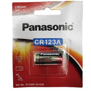 ถ่าน Panasonic CR123A Lithium 3V ของแท้ จำนวน 1 ก้อน