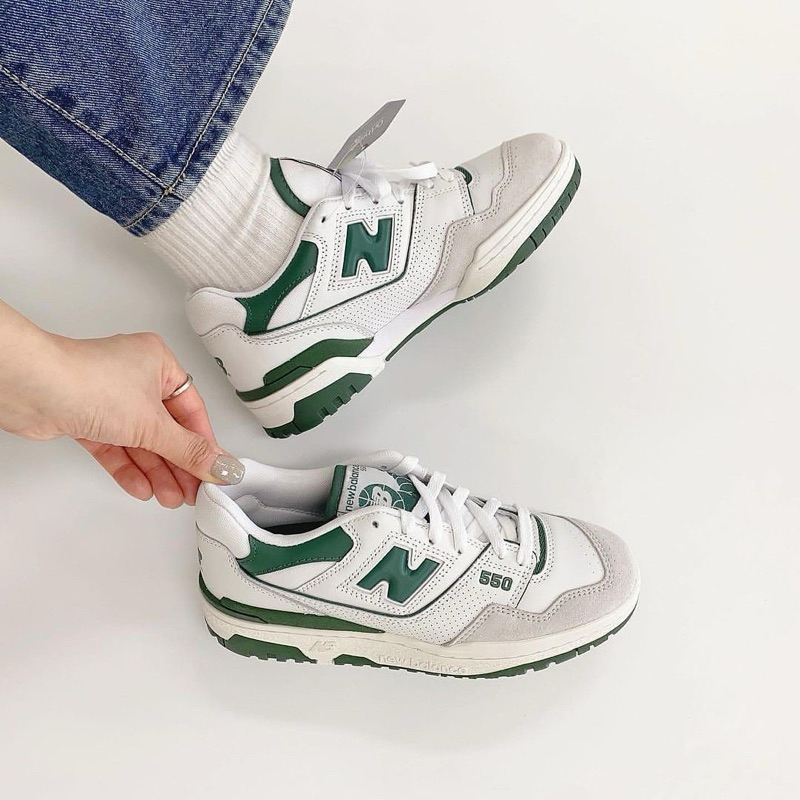 New Balance 550 Green พร้อมส่ง [ของเเท้ 100%]