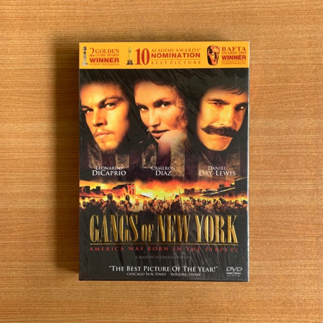 DVD : Gangs of New York (2002) จอมคน เมืองอหังการ์ [มือ 1 ปกสวม] Leonardo DiCaprio Daniel Day-Lewis ดีวีดี หนัง แผ่นแท้