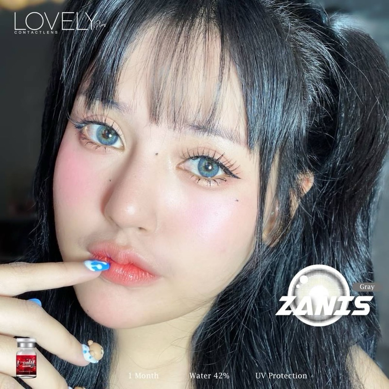 Bigeye Zanis gray brown สีเทา สีน้ำตาล บิ๊กอาย ✨คอนแทคเลนส์กรองแสง✨มีเลขที่ อ.ย.ปลอดภัยต่อดวงตา