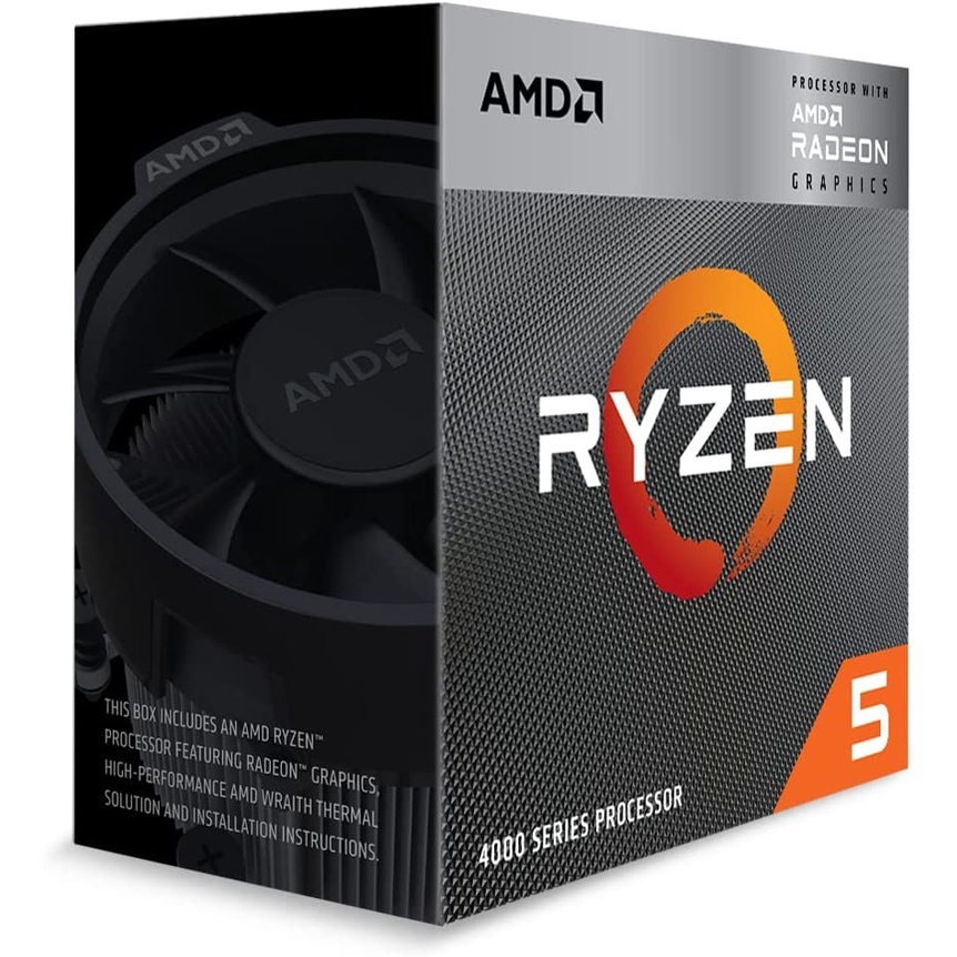 CPU (ซีพียู) AMD RYZEN 5 4600G 3.7 GHz (SOCKET AM4) รับประกัน 3 - Y