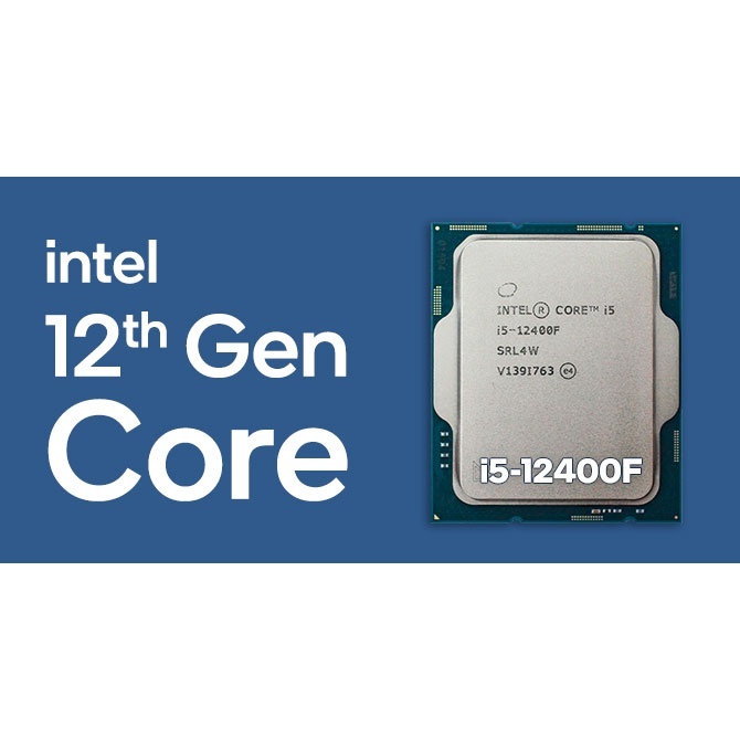 CPU (ซีพียู) 1700 INTEL CORE I5-12400F 2.5 GHz รับประกัน 3ปี รุ่นยอดฮิตปีนี้