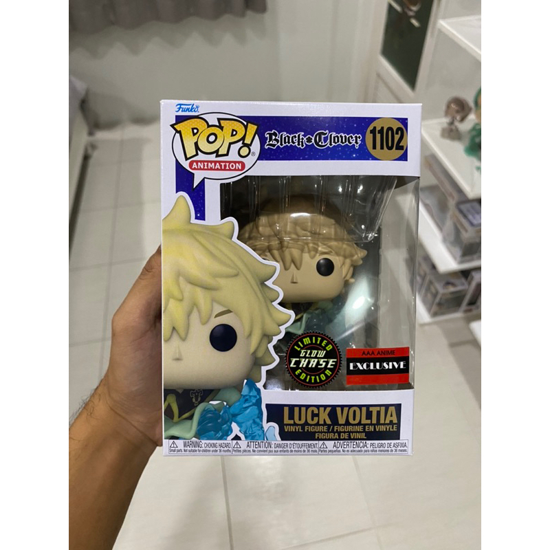 Funko POP black clover luck voltia figure (aaa anime exclusive)(CHASE)