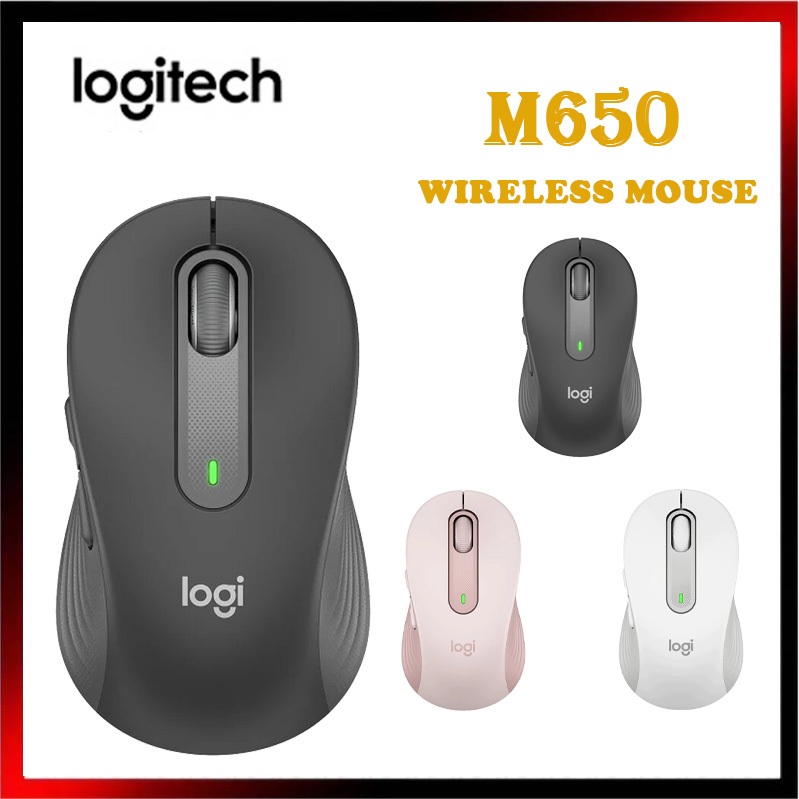 Logitech Mouse Logitech M650 wireless mouse เมาส์ไร้สาย เมาส์เงียบ ...