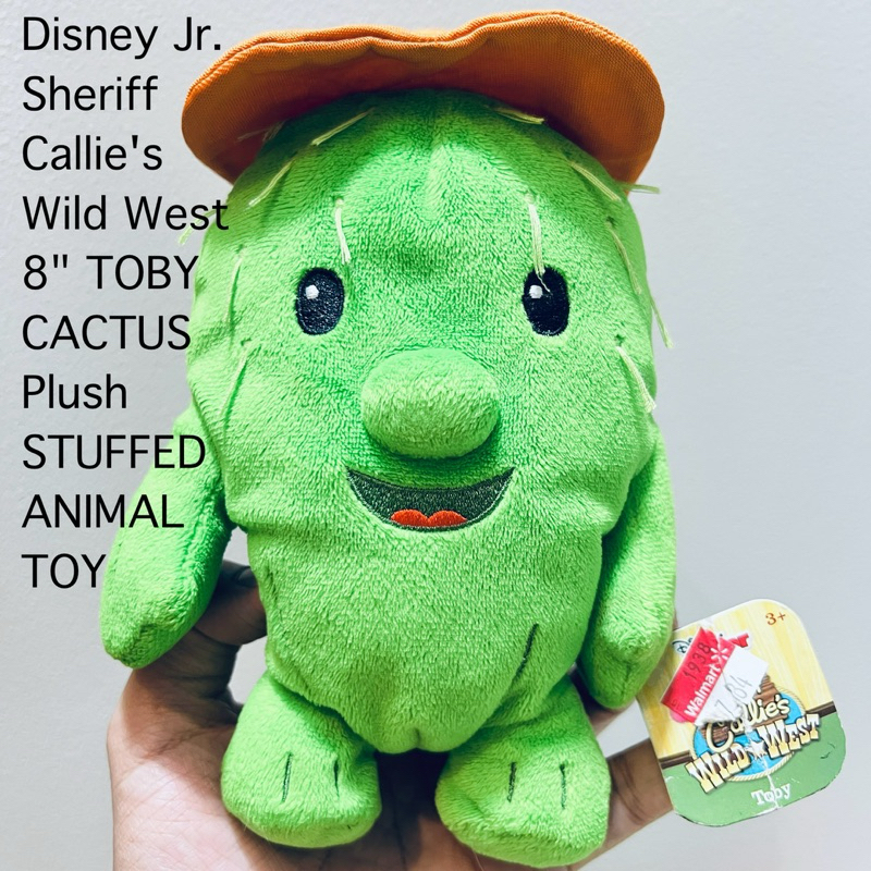 ตุ๊กตา ตะบองเพชร ดิสนีย์ Disney Jr. Sheriff Callie's Wild West 8" TOBY CACTUS Plush STUFFED ANIMAL T