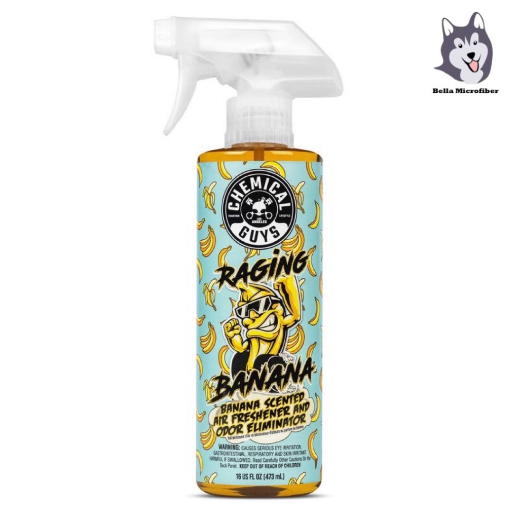 Chemical Guys Raging Banana Air Refreshener & Odor Eliminator น้ำหอมปรับอากาศ