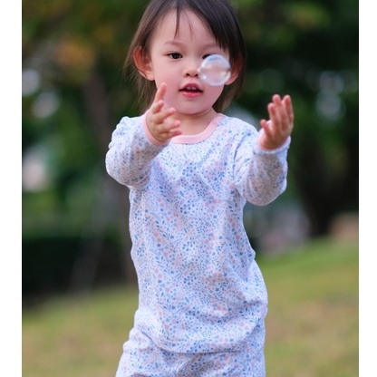 BABY C MOON ชุดนอนเด็ก เสื้อแขนยาว กางเกงขายาว มีกระดุมสแน็ปที่หัวไหล่ สำหรับเด็ก 2 ขวบ – 7 ขวบ