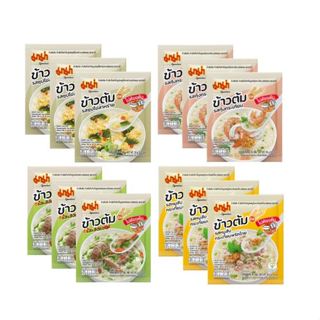 มาม่า ข้าวต้มคัพแบบซอง 35 กรัม แพ็ค 3 ซอง (เลือกสูตรได้)