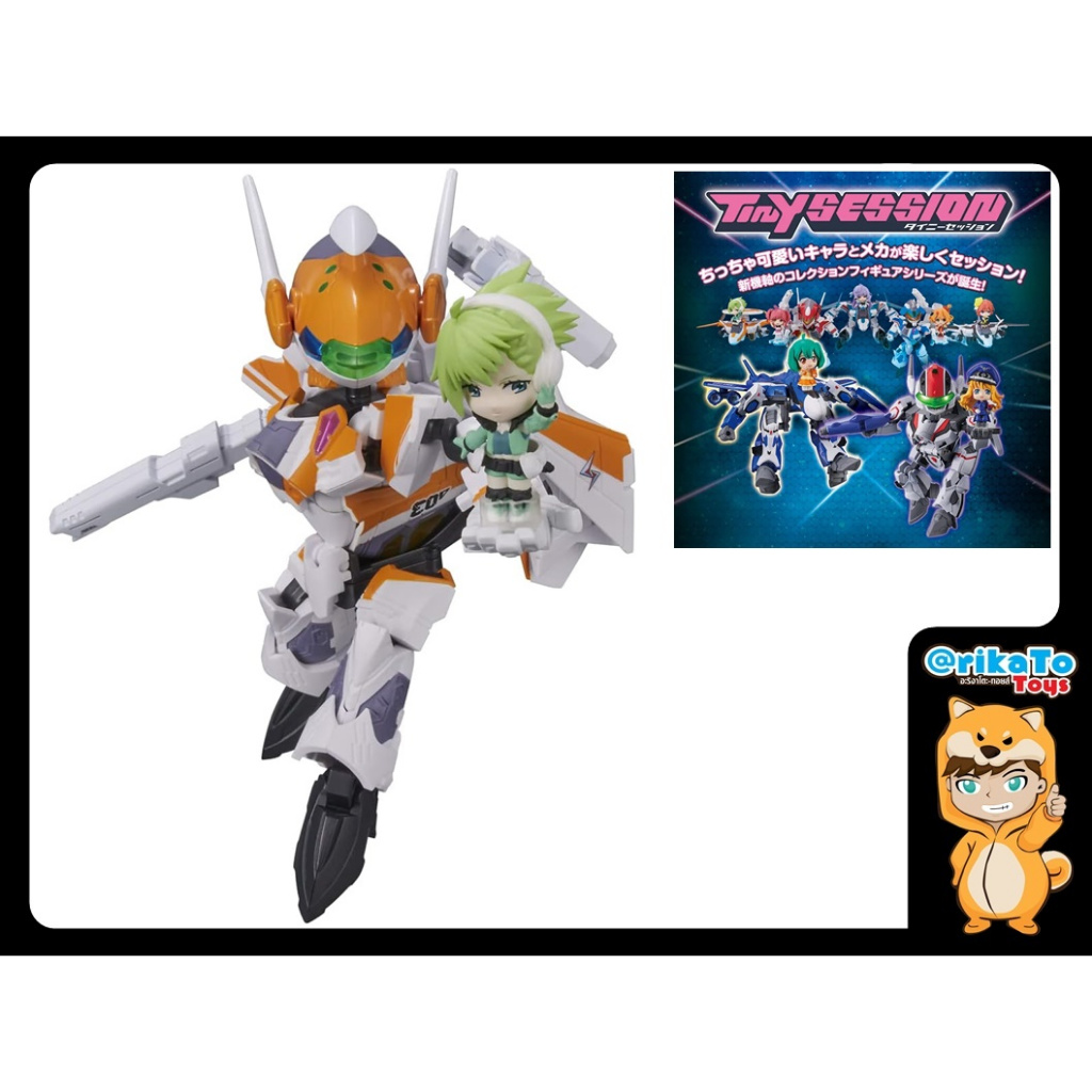 TINY SESSION VF-31E Siegfried (Chuck Mustang Custom) with Reina Prowler "Macross Delta" [ของแท้💯%(#4