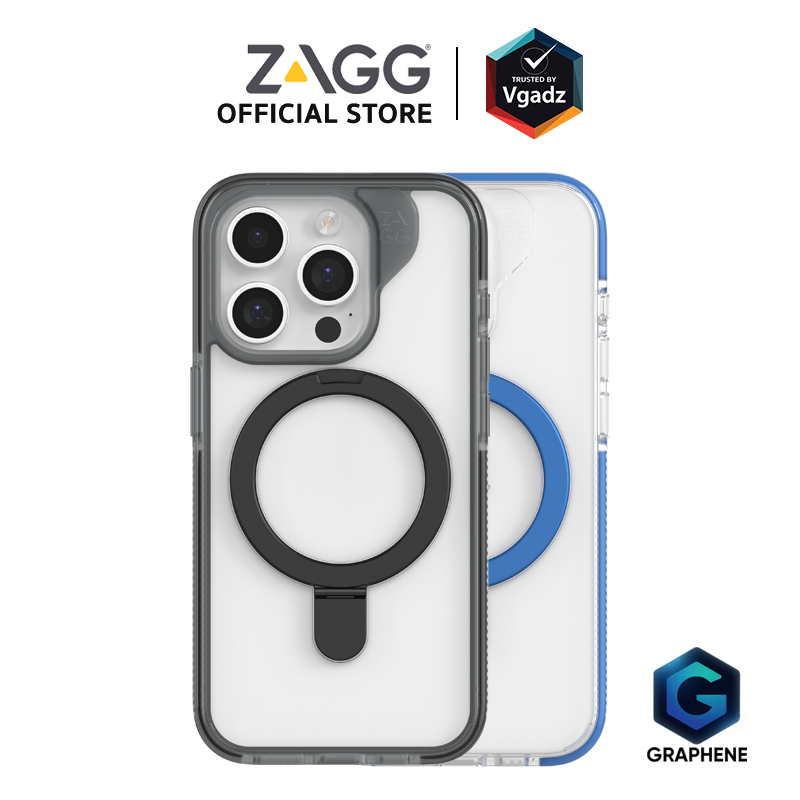 Zagg รุ่น Santa Cruz Snap with Ring Stand - เคสสำหรับ iPhone 15 Pro / 15 Pro Max