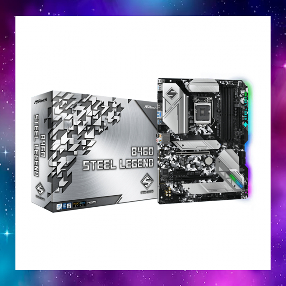 MAINBOARD (เมนบอร์ด) 1200 ASROCK B460 STEEL LEGEND GEN10-11 ใช้งานปกติ