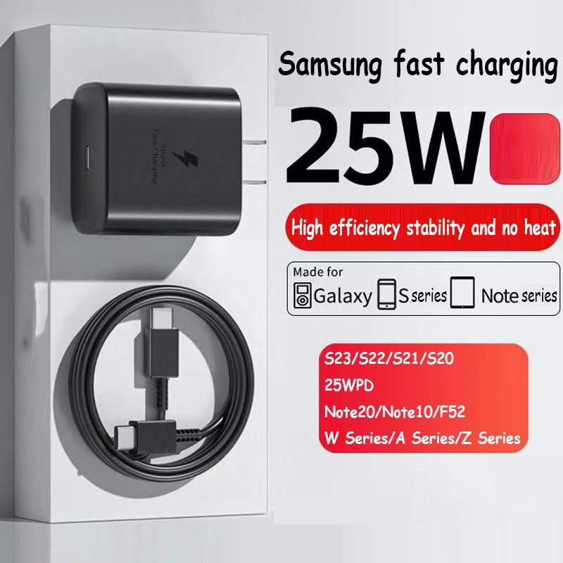 ที่ชาร์จ Samsung A52 5G A53 4G 5G Super Fast Charge 25Wแท้ 100%การชาร์จด่วนแบบพิเศษ Type-c to Type-Cหัวชาร์จ สายชาร์จ