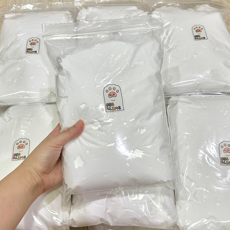 พร้อมส่ง ‼️ ดินเบาสีขาว 500 กรัม | sss slime