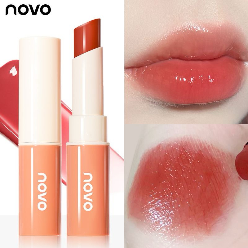 5978 (ใหม่/ของแท้) NOVO ลิปบาล์ม ให้ความชุ่มชื้น ลดรอยแตก เปลี่ยนสีตามอุณหภูมิ  lip balm ลิปสติก สไตล์เกาหลี