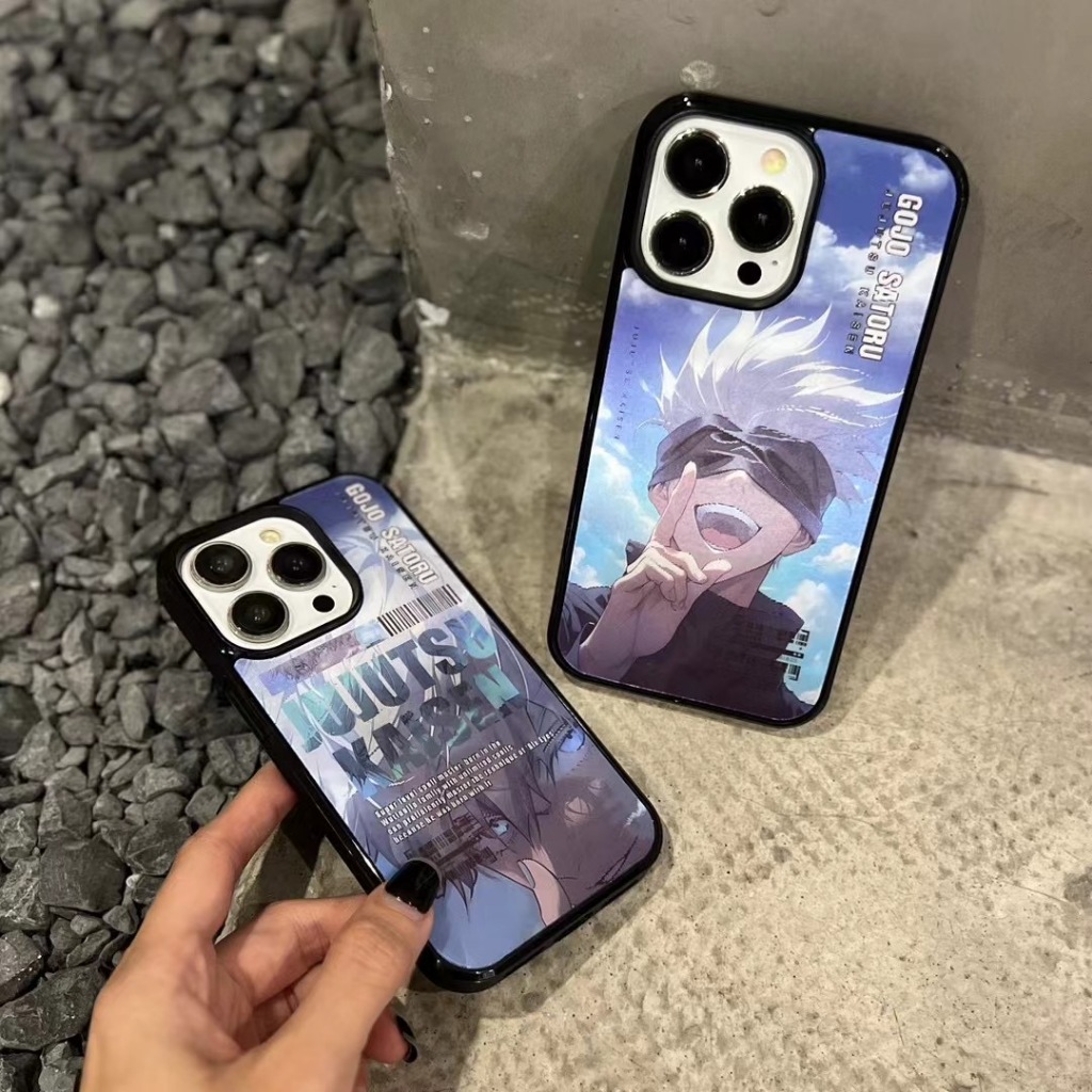 🔥Magnetic case🔥เคสไอโฟน 11 12 13 Jujutsu Kaisen Gojo Satoru คุณภาพสูง แฟชั่น การป้องกัน เคส iPhone 1