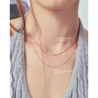 Julys - polka dot necklace (เฉพาะสร้อยคอ ไม่รวมชาร์ม)