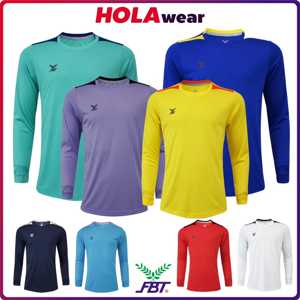 เสื้อฟุตบอล แขนยาว FBT B2A220 แขนจั๊ม ทรงเข้ารูป