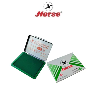 HORSE ตราม้า แท่นประทับ (เบอร์ 2) 7X11ซม. - หลากสี จำนวน 1 อัน