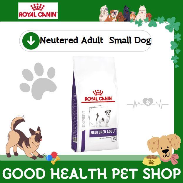 Royal canin Neutered adult small dog 800 g. อาหารสุนัขโตพันธุ์เล็กหลังทำหมัน