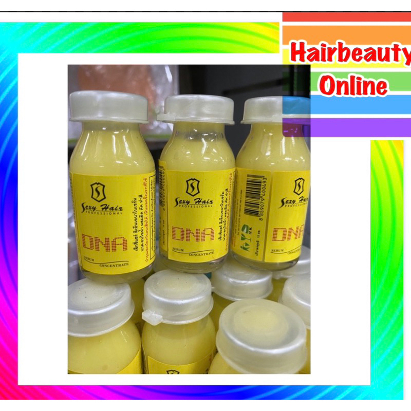 Sexy Hair DNA Nano Serum เซ็กซี่แฮร์ ดีเอ็นเอ นาโนเซรั่ม (สีเหลือง) 15 มล