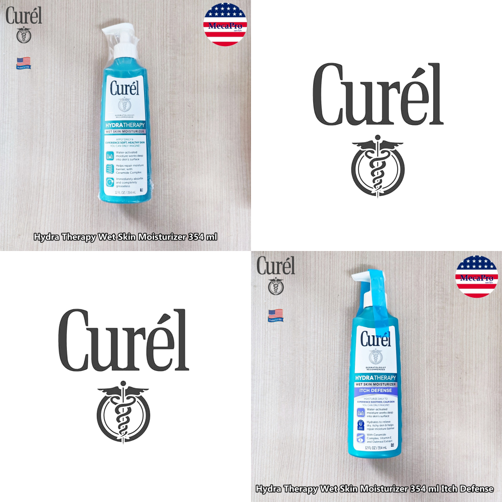 Curel® Hydra Wet Skin Moisturizer 354 ml โลชั่นบำรุงผิว ให้ความชุ่มชื้น ทาขณะผิวเปียก