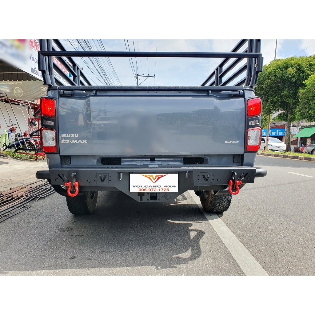 กันชนท้ายออฟโรด ดีแม็กซ์ 2020-2024 301 เหล็กหนา-ลากได้2.8ตัน คานในหนา 3มิล แถมห่วง1คู่ D-max 2020-20