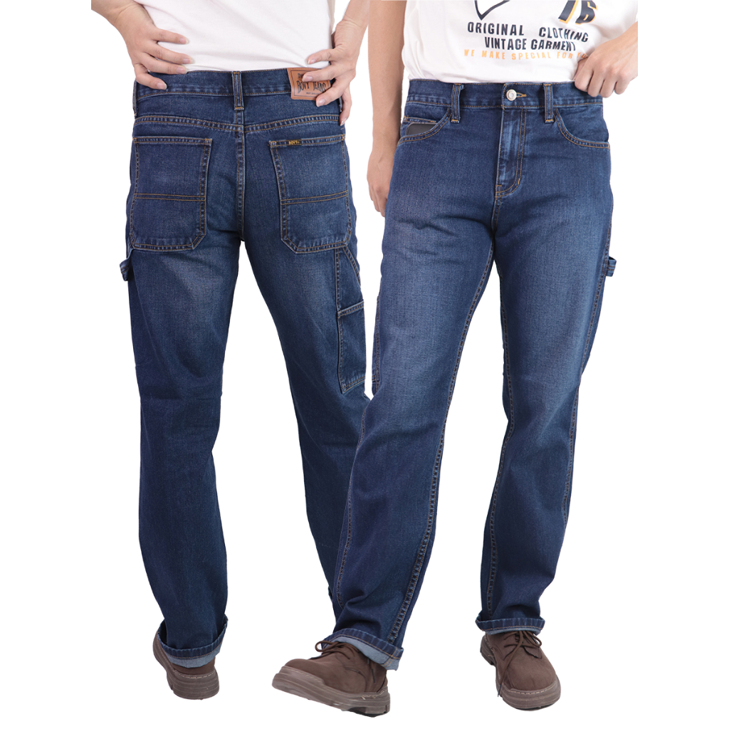 ิBOVYJEANS CARGO CARPENTER'S  - กางเกงยีนส์คาร์โก้สไตลช่าง 9221